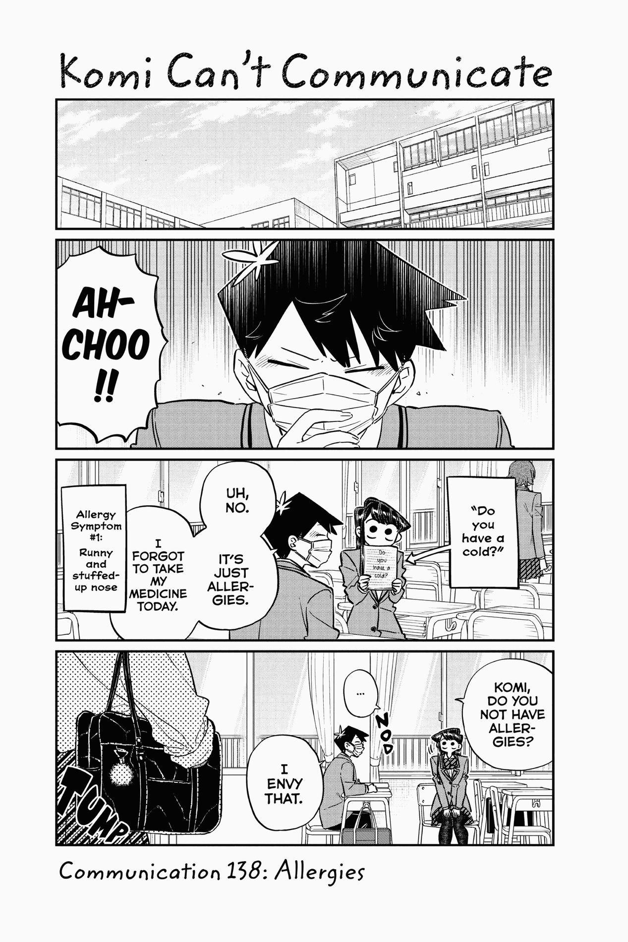 Komi Can’t Communicate, Chapter 138 image 03